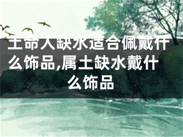 土命人缺水适合佩戴什么饰品,属土缺水戴什么饰品