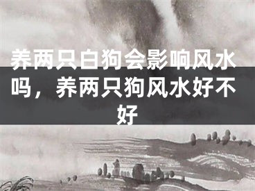 养两只白狗会影响风水吗,养两只狗风水好不好