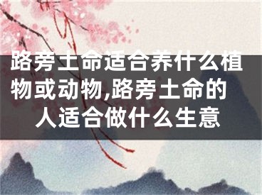 路旁土命适合养什么植物或动物,路旁土命的人适合做什么生意