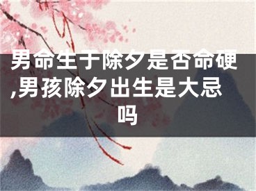 男命生于除夕是否命硬,男孩除夕出生是大忌吗