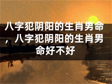 八字犯阴阳的生肖男命，八字犯阴阳的生肖男命好不好