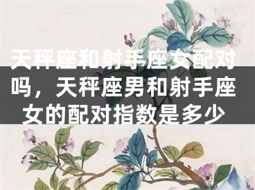天秤座和射手座女配对吗，天秤座男和射手座女的配对指数是多少