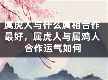 属虎人与什么属相合作最好，属虎人与属鸡人合作运气如何
