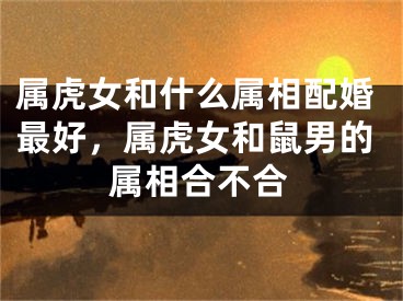 属虎女和什么属相配婚最好,属虎女和鼠男的属相合不合