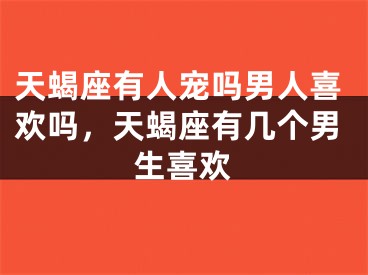 天蝎座有人宠吗男人喜欢吗，天蝎座有几个男生喜欢