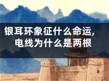 银耳环象征什么命运,电线为什么是两根