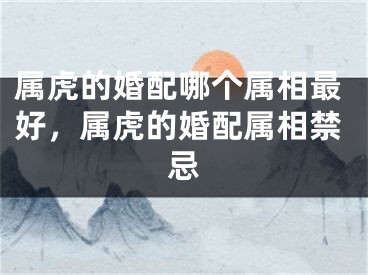 属虎的婚配哪个属相最好,属虎的婚配属相禁忌