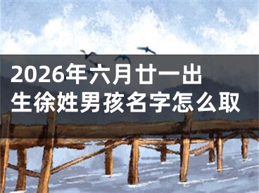 2026年六月廿一出生徐姓男孩名字怎么取