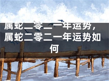 属蛇二零二一年运势，属蛇二零二一年运势如何