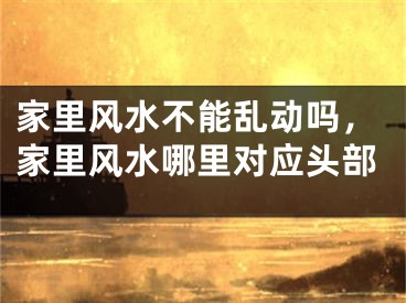 家里风水不能乱动吗,家里风水哪里对应头部