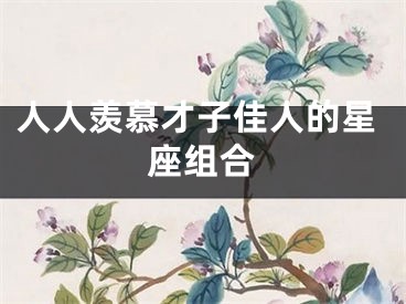 人人羡慕才子佳人的星座组合