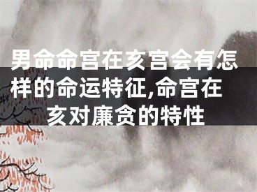 男命命宫在亥宫会有怎样的命运特征,命宫在亥对廉贪的特性