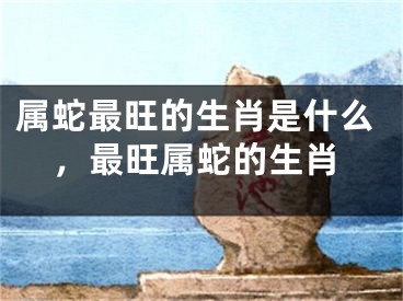 属蛇最旺的生肖是什么，最旺属蛇的生肖