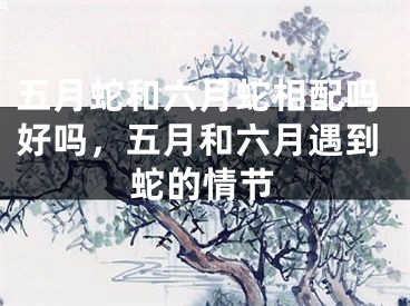 五月蛇和六月蛇相配吗好吗,五月和六月遇到蛇的情节