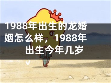 1988年出生的龙婚姻怎么样,1988年出生今年几岁