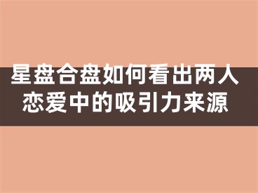 星盘合盘如何看出两人恋爱中的吸引力来源