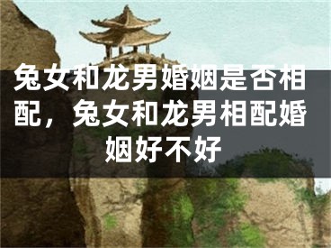 兔女和龙男婚姻是否相配,兔女和龙男相配婚姻好不好
