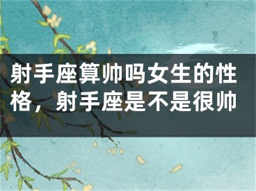 射手座算帅吗女生的性格,射手座是不是很帅