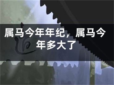 属马今年年纪，属马今年多大了