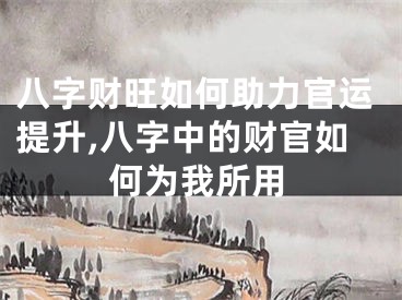 八字财旺如何助力官运提升,八字中的财官如何为我所用