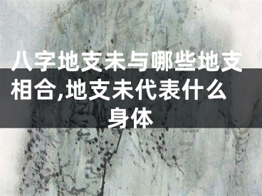 八字地支未与哪些地支相合,地支未代表什么身体